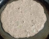 A picture of step 6 of Ragi Onion Chilla.