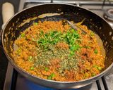 A picture of step 13 of Nutri keema masala.