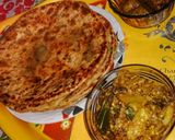 A picture of step 23 of Aloo paratha.