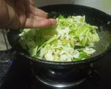 A picture of step 3 of Cabbage Mix Veg.