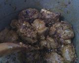 A picture of step 5 of Mutton Roghan josh.