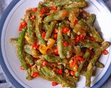 Foto langkah ke 6 dari resep Buncis Cabai Garam ala Chinese Resto.
