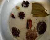 A picture of step 1 of Masala Bhat.