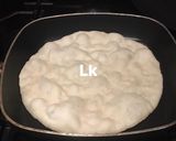 A picture of step 5 of HOMEMADEYogurt & garlic Naan.