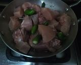 A picture of step 2 of Chicken Karhai.