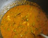 A picture of step 6 of Kathiyawadi aloo matar ki sabzi.