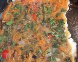 Foto del paso 3 de la receta: Tortilla de kale y vegetales 🥚
