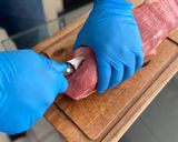 Foto del paso 3 de la receta: Medallones de carne mechada con champiñones