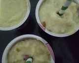 A picture of step 6 of Thandai kulfi with jalebi.
