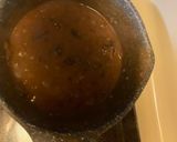 A picture of step 4 of Cabbage Schnitzel (with mushroom gravy).
