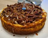 Une image de l'étape 4 de Cheesecake pécan caramel au lait concentré sucré.