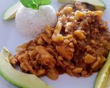 Foto del paso 7 de la receta: Carapulcra con Pollo a lo Carmelita