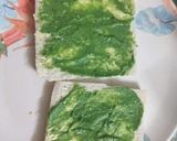 A picture of step 3 of Vegetable sandwich with tomato soup.