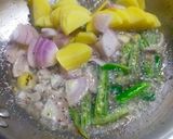A picture of step 1 of Masala Poha (Red Masala Poha).