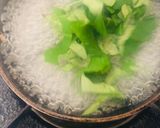 A picture of step 1 of Taro (Arabi leaves sour and sweet sabji).