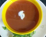A picture of step 8 of Gajar tomato soup.