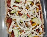 Une image de l'étape 4 de Pizza multicolore.