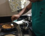 A picture of step 2 of Cheese omelette roll.