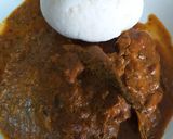 A picture of step 6 of Banga soup.