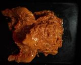A picture of step 2 of Tandoori bihari whole chicken🐓🧅🌶️.