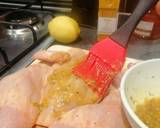 Spatchcock poussin glazed with orange and honey and festive slaw recipe step 2 photo