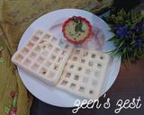 A picture of step 3 of Waffle Dosas.