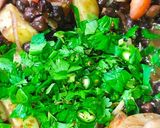A picture of step 6 of Kala Chana Aloo Chaat.