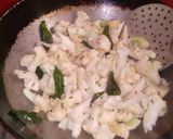 A picture of step 2 of Low calorie healthy style flower and alu ki sabji.