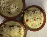 Foto del paso 5 de la receta: Pimientos del piquillo rellenos de bacalao, trigueros y langostinos
