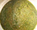A picture of step 8 of Palak paneer.