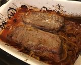 Une image de l'étape 6 de Faux filets aux oignons,épices et sauce tomate.
