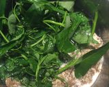 Hình bước làm 3 của món Canh cáy rau muống🦀🦀🦀