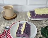 Foto langkah ke 5 dari resep Bolu Kukus Ubi Ungu Lapis Keju.