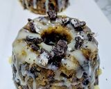 A picture of step 11 of Oreo banana bread.