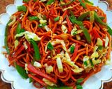 शेज़वान नूडल्स (Schezwan noodles recipe in Hindi) रेसिपी चरण 8 फोटो