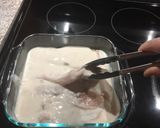 A picture of step 4 of Chicken and Rice with Mushroom Sauce.