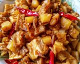 Foto langkah ke 4 dari resep Tumis Tempe Kentang Rebon.