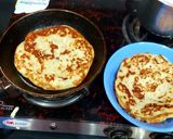 A picture of step 3 of CholaDal Pancakes.