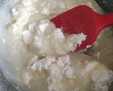 Foto del passaggio 2 della ricetta Orzo su crema di cavolfiore e ricotta con funghi