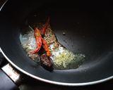 A picture of step 2 of Papad Curry.