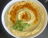 A picture of step 3 of Peri-Peri Hummus.