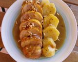 Foto del paso 10 de la receta: Pollo relleno de bacon y brie en salsa de vermut