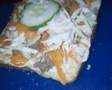 A picture of step 2 of Minced meat & salad sandwich#pizzasokoto.