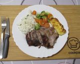 Egész sült 🍗 kacsa 🥢 ázsiai stílusban, wok 🍳 zöldségekkel 🥦🥕 és jázminrizssel 🍚🌾 recept fázis 6 fotója