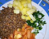 A picture of step 1 of Alu Kali dal chat.