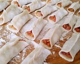 A picture of step 5 of Korean Kimchi Pork Potstickers.