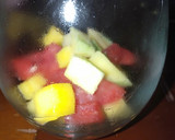 Foto langkah ke 6 dari resep Fruit jellyball🍡🍉 🥭 creamy milk🫗.
