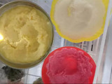 بستنی زعفرانی وانیلی و توت فرنگی🍓🍨🍦🍧🍦🍨🍧🍭