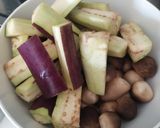 A picture of step 2 of Vegetarian Braised Vegetables.