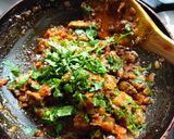 A picture of step 11 of Chicken Liver Sukka.